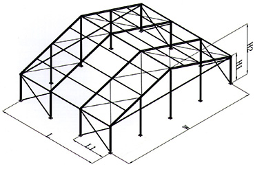 大跨度仓储帐篷结构
